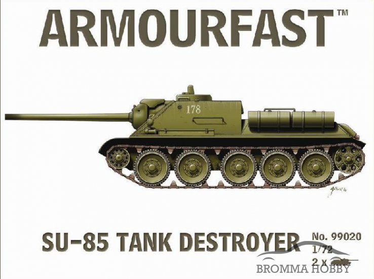 SU-85 Tank destroyer - (2pcs) - Click Image to Close