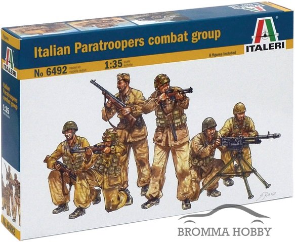 Italian Paratroopers combat group - WW II - Klicka på bilden för att stänga