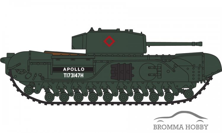 Churchill Mk VII Tank (WW II) - Klicka på bilden för att stänga