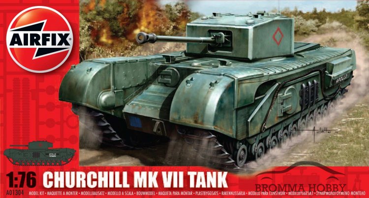 Churchill Mk VII Tank (WW 2) - Click Image to Close