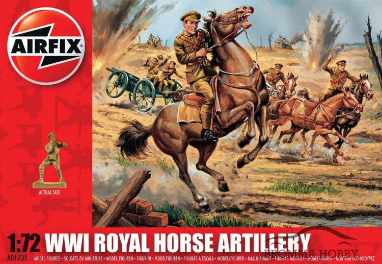 Engelskt Artilleri (WW I) - Klicka på bilden för att stänga