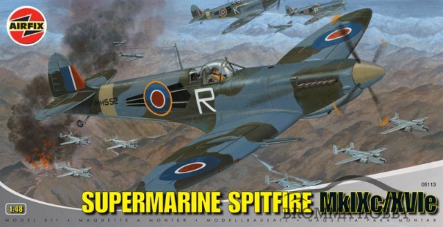 Spitfire MkIXc / MkXVIe - Klicka på bilden för att stänga