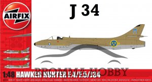 J 34 Hawker Hunter - Svenska Flygvapnet