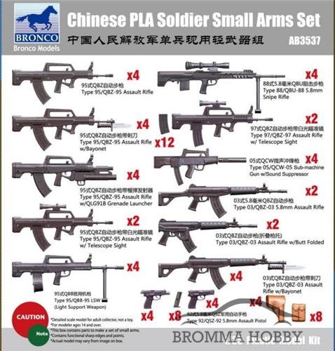 Vapen - Chinese PLA Small Arms set - Klicka på bilden för att stänga