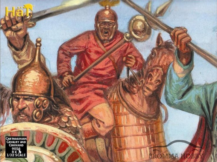 Carthaginian Cavalry and Command - Click Image to Close