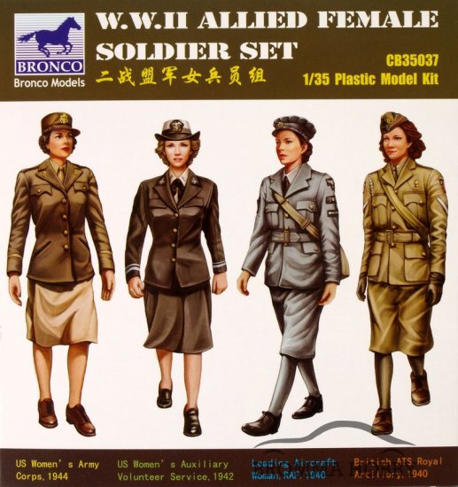 Allied Female Soldier Set - Klicka på bilden för att stänga