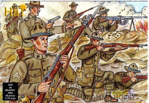 American Infantry - WW1 - Click Image to Close