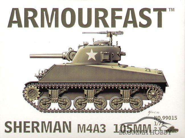 Sherman M4A3 105MM - (2pcs) - Click Image to Close