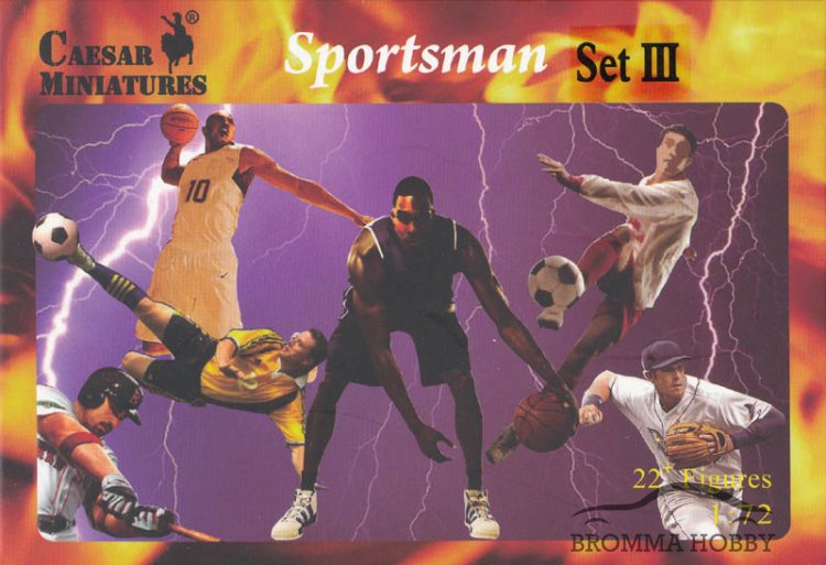 Sportsmen Set III - Baseball players - Klicka på bilden för att stänga