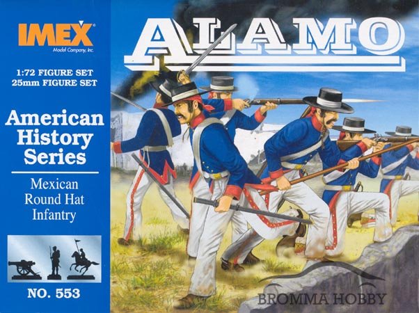 Mexican Round Hat Infantry - Alamo - Click Image to Close