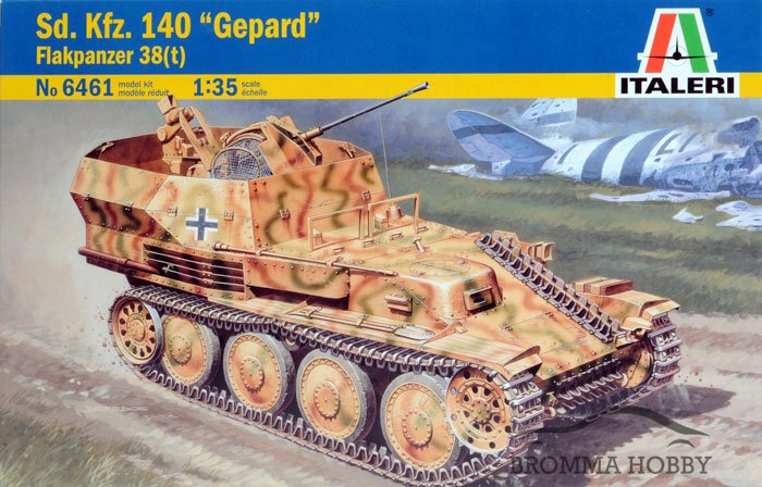 Sd.Kfz.140 "Gepard" Flakpanzer 38(t) - Klicka på bilden för att stänga