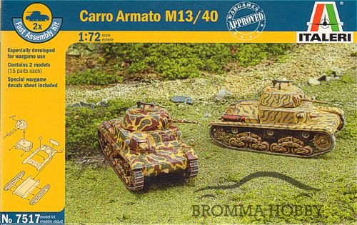 Carro Armato M13/40 - (x2) - Klicka på bilden för att stänga