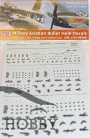 Aviation Bullet Hole Decals - 1/144 - 1/72 - 1/48