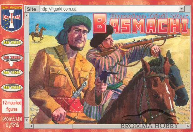 Basmachi Warriors - Ryska Revolutionen - Klicka på bilden för att stänga