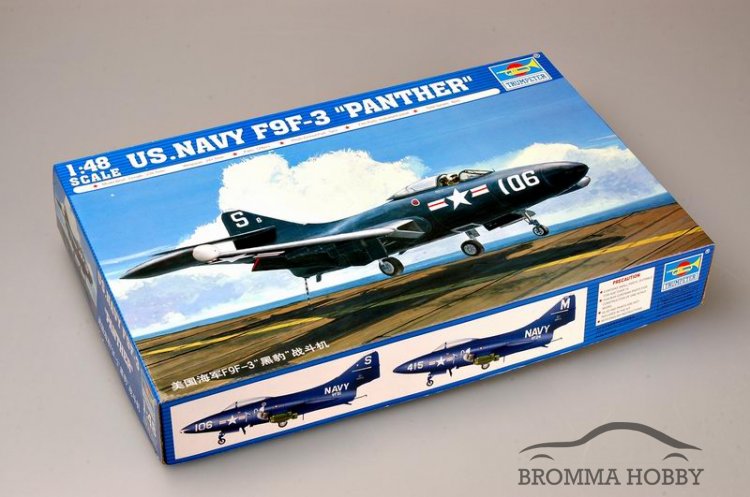F9F-3 "Panther" - U.S. NAVY - Klicka på bilden för att stänga