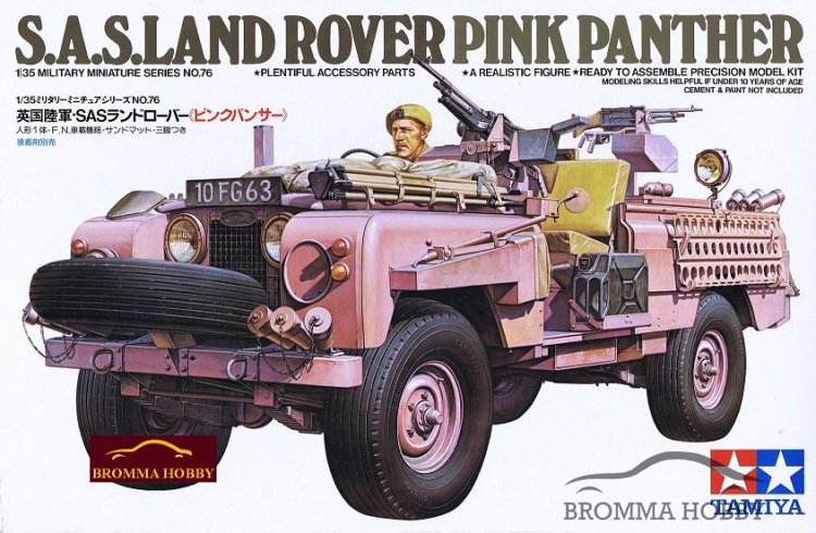 S.A.S. Land Rover - Pink Panther - Klicka på bilden för att stänga