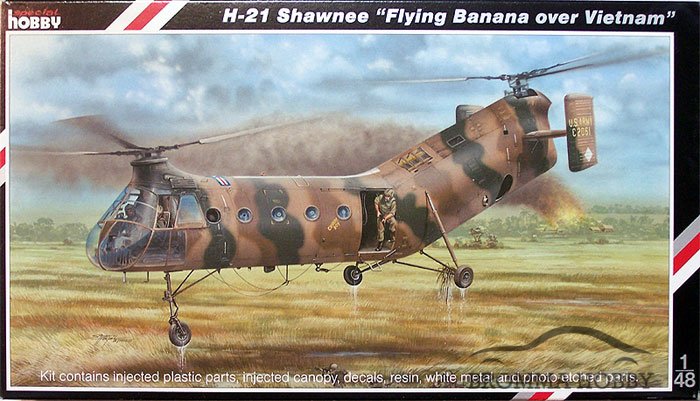 H-21 Shawnee - Flygande Bananen - Klicka på bilden för att stänga