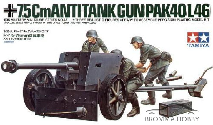 PAK 40 /L46 - 7,5cm Anti-Tank Gun - Click Image to Close