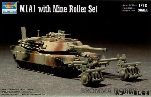 M1A1 Abrams with Mine Roller set - Click Image to Close