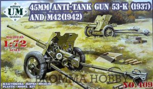 Soviet - 45mm 53-K(1937) + M-42(1942) AT Guns