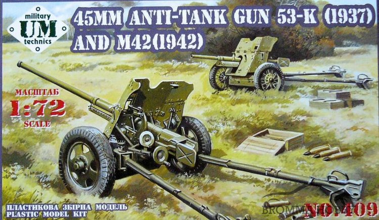 Soviet - 45mm 53-K(1937) + M-42(1942) AT Guns - Click Image to Close