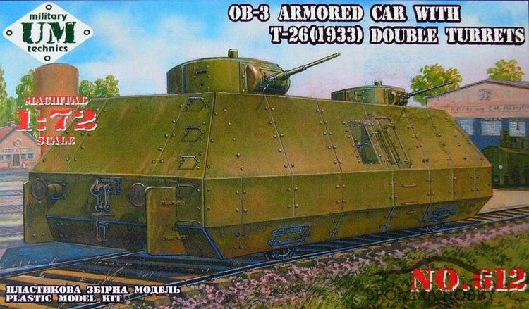 Armored Train - OB-3 armored railway carriage - Klicka på bilden för att stänga