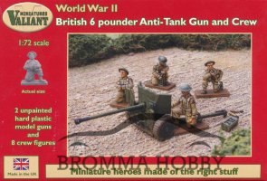 British 6 pounder Anti-Tank Gun - (2pcs)