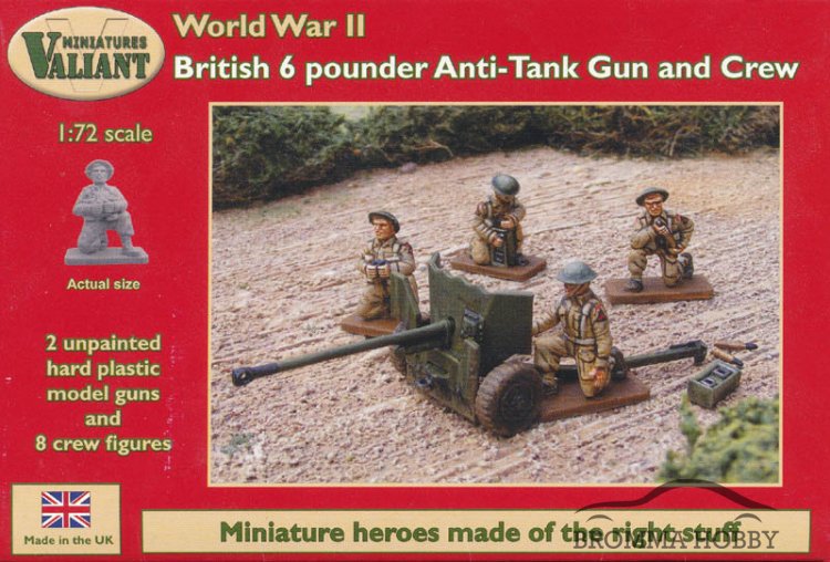 British 6 pounder Anti-Tank Gun - (2pcs) - Click Image to Close
