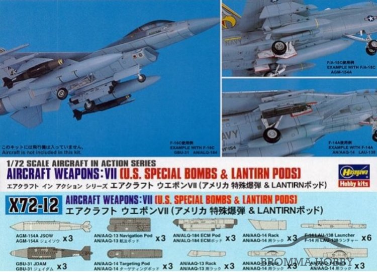 Aircraft Weapons VII - US Special Bombs & Lantirn Pods - Click Image to Close