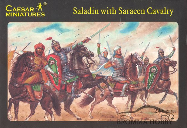 Saladin with Saracen Cavalry - Klicka på bilden för att stänga