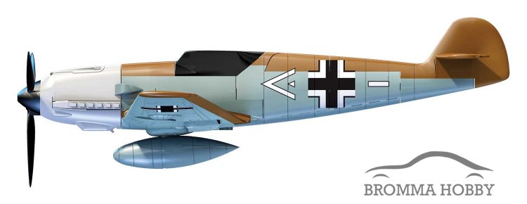Messerschmitt 109 D - Quick Build - Klicka på bilden för att stänga