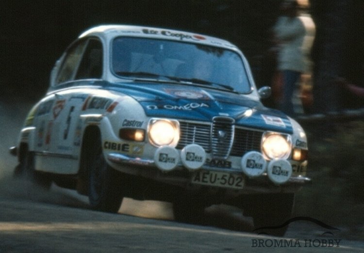 Saab 96 V4 - Rally Finland 1976 - Lampinen / Markkanen - Klicka på bilden för att stänga