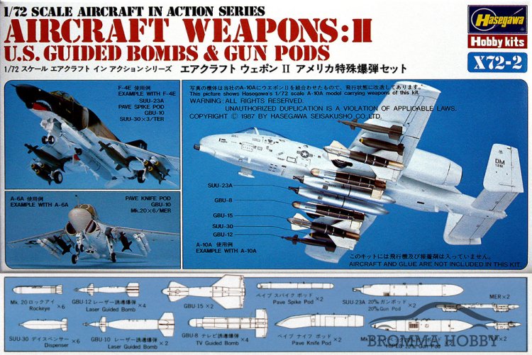 Aircraft Weapons II - US Guided Bombs & Gun Pods - Klicka på bilden för att stänga